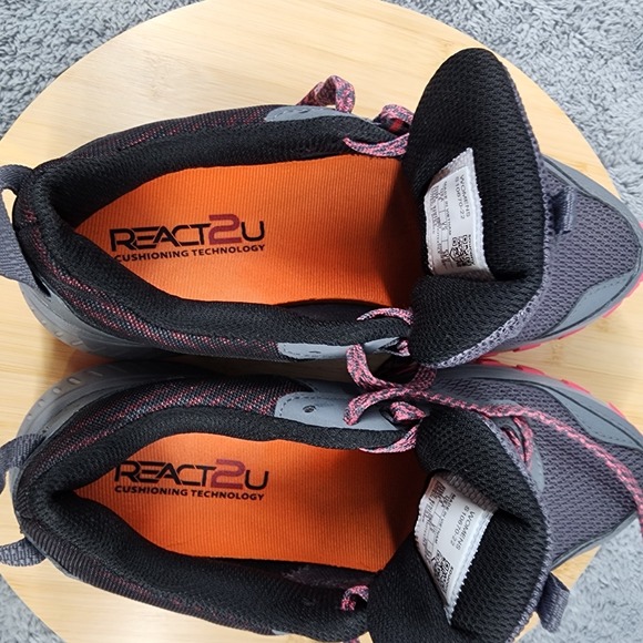 Saucony Excursion TR 15 Womens 7.5 Gray Trail Running Shoes Sneakers Mesh Upper - Picture 10 of 11